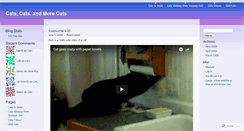 Desktop Screenshot of catsarethebest.wordpress.com