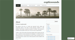 Desktop Screenshot of copticsounds.wordpress.com
