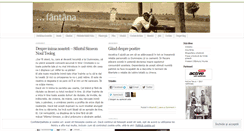 Desktop Screenshot of fantana.wordpress.com