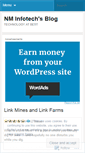 Mobile Screenshot of nminfotech.wordpress.com