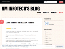 Tablet Screenshot of nminfotech.wordpress.com