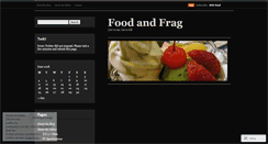 Desktop Screenshot of foodandfrag.wordpress.com