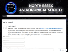 Tablet Screenshot of northessexastro.wordpress.com