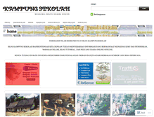 Tablet Screenshot of kampungsekolah.wordpress.com