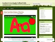 Tablet Screenshot of lesleyslovinglyliftedlife.wordpress.com