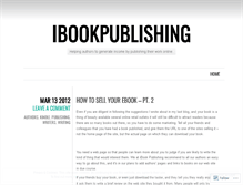 Tablet Screenshot of ibookpublishing.wordpress.com