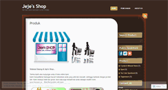 Desktop Screenshot of jejeshop.wordpress.com