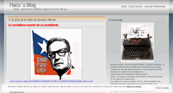 Desktop Screenshot of flacoblog.wordpress.com