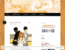 Tablet Screenshot of mangaohyeah.wordpress.com