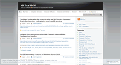 Desktop Screenshot of msviennatechnoblog.wordpress.com