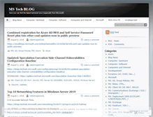 Tablet Screenshot of msviennatechnoblog.wordpress.com