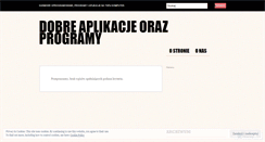 Desktop Screenshot of dobreaplikacje.wordpress.com