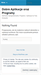 Mobile Screenshot of dobreaplikacje.wordpress.com
