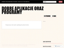 Tablet Screenshot of dobreaplikacje.wordpress.com