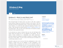 Tablet Screenshot of mswindows8.wordpress.com