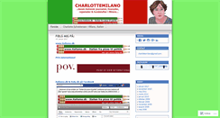 Desktop Screenshot of charlottemilano.wordpress.com