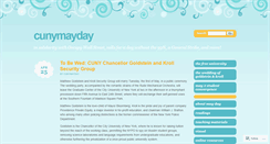 Desktop Screenshot of cunymayday.wordpress.com