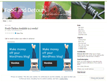 Tablet Screenshot of foodanddetours.wordpress.com