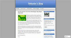 Desktop Screenshot of debodor.wordpress.com