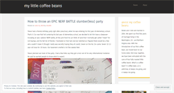 Desktop Screenshot of mylittlecoffeebeans.wordpress.com