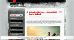 Desktop Screenshot of modelstyles.wordpress.com
