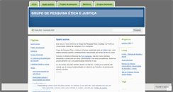 Desktop Screenshot of grupoeticaejustica.wordpress.com