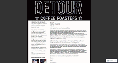 Desktop Screenshot of detourcoffee.wordpress.com