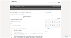 Desktop Screenshot of code1412.wordpress.com