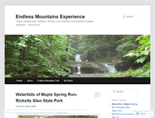 Tablet Screenshot of endlessmountains.wordpress.com
