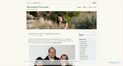 Desktop Screenshot of heatherwilliams.wordpress.com