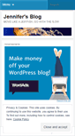 Mobile Screenshot of kimjennifer.wordpress.com