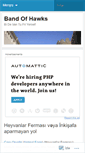 Mobile Screenshot of bandofhawks.wordpress.com