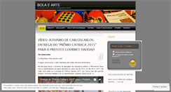 Desktop Screenshot of bolaearte.wordpress.com
