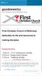 Mobile Screenshot of goodnewsfcc.wordpress.com