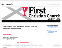 Tablet Screenshot of goodnewsfcc.wordpress.com