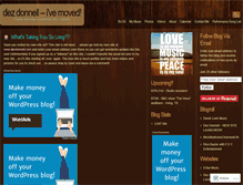 Tablet Screenshot of dezdonnell.wordpress.com