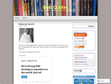 Tablet Screenshot of bestquotes.wordpress.com