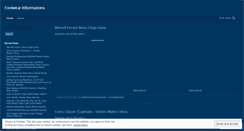 Desktop Screenshot of footwearinformations25.wordpress.com