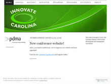 Tablet Screenshot of innovatecarolina.wordpress.com