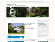 Tablet Screenshot of manorbedw.wordpress.com