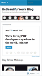 Mobile Screenshot of bebeautifulyou1.wordpress.com