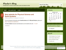 Tablet Screenshot of plackescience.wordpress.com