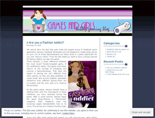 Tablet Screenshot of gamesandgirls.wordpress.com