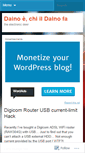 Mobile Screenshot of dainaccio.wordpress.com
