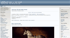 Desktop Screenshot of egzact.wordpress.com
