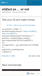 Mobile Screenshot of egzact.wordpress.com