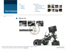 Tablet Screenshot of motioncraftasia.wordpress.com