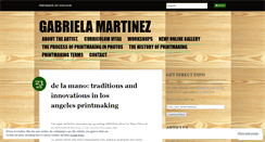 Desktop Screenshot of gabrielamartinez.wordpress.com