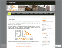 Tablet Screenshot of fjlproyec.wordpress.com
