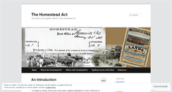 Desktop Screenshot of homesteadact.wordpress.com